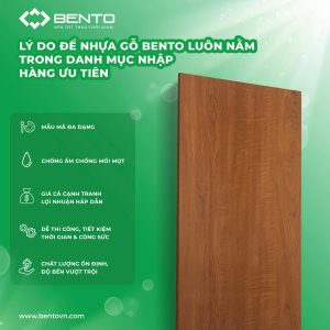 Bảng Màu Tấm Nhựa Gỗ Bento