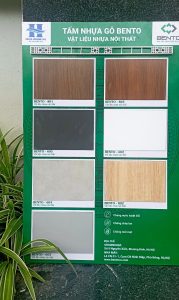 Bảng màu tấm nhựa BENTO