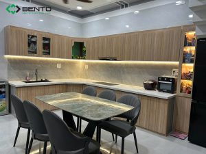 Tủ Bếp Nhựa Gỗ BENTO