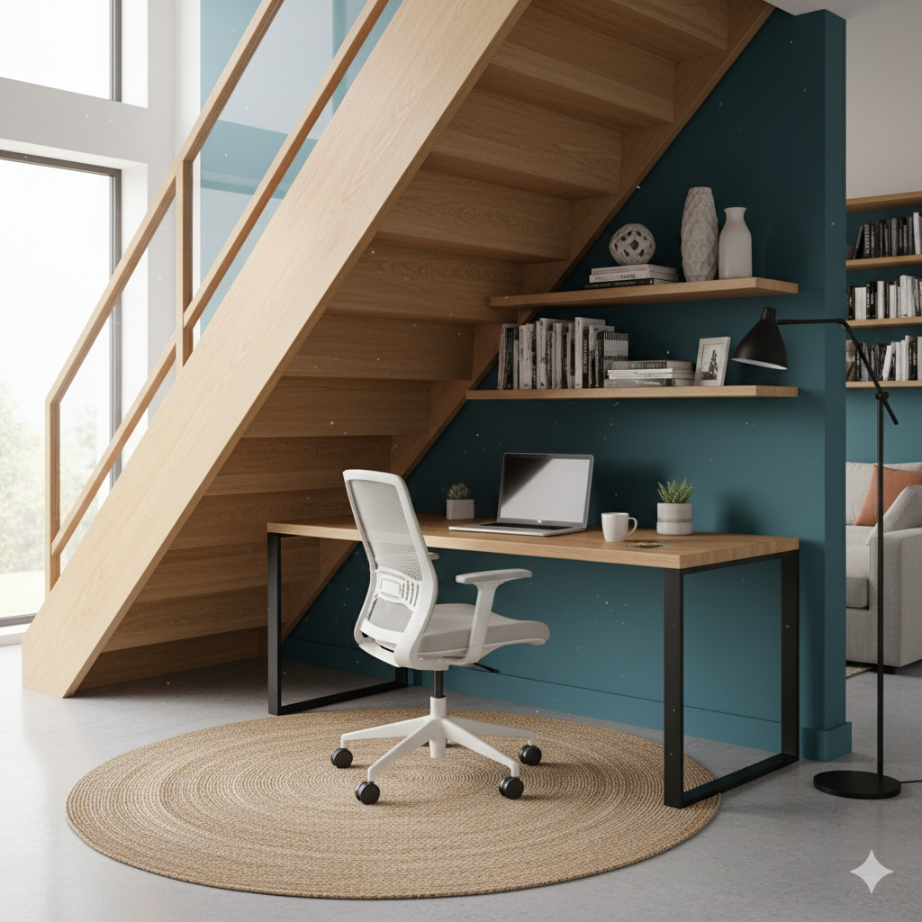 Góc Làm Việc Dưới Cầu Thang