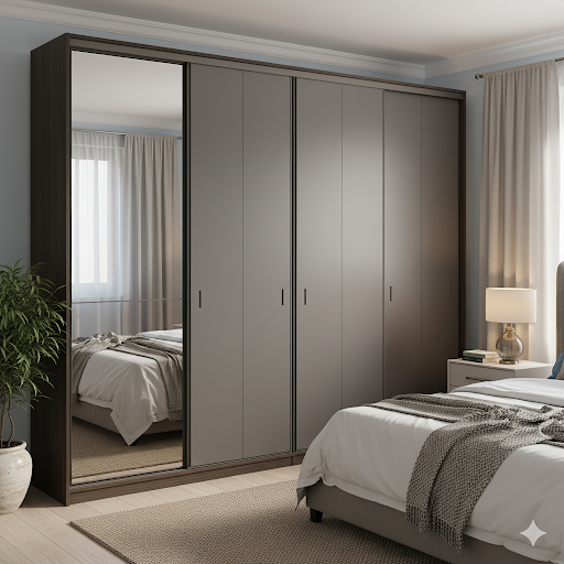 Tủ Quần Áo Nhựa Có Gương