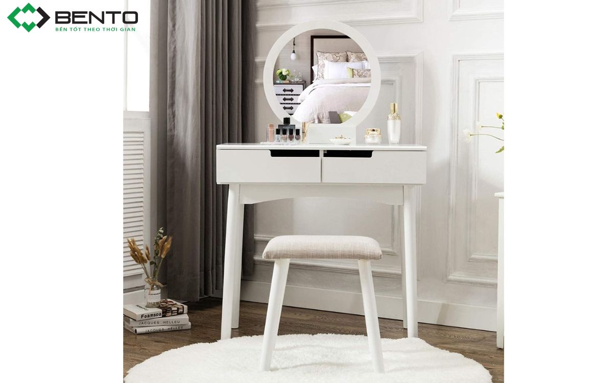 Bàn Trang Điểm Nhựa Mini Gọn Gàng