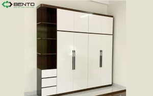 Mẫu Tủ Nhựa 4 Buồng Đẹp