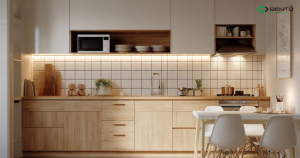 Tủ bếp đẹp Bắc Âu