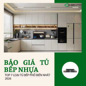 Báo giá tủ bếp nhựa