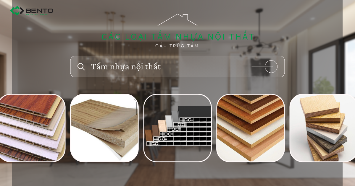 Các loại tấm nhựa nội thất