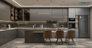 Tủ bếp đẹp Luxury