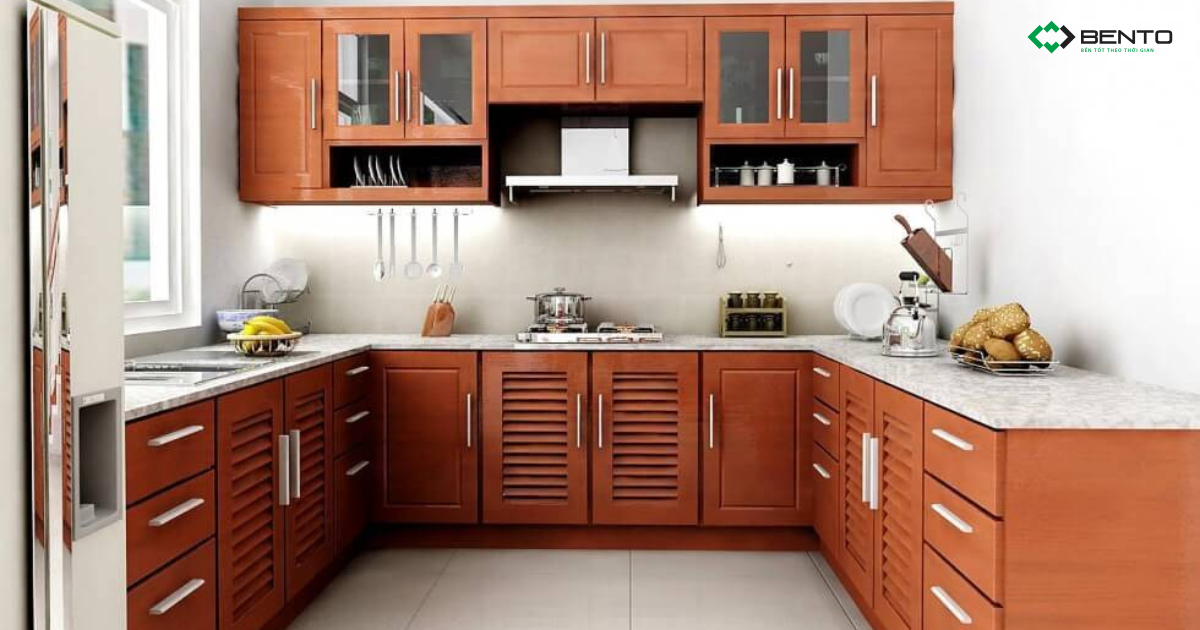 Nhựa làm tủ bếp