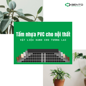 Tấm nhựa PVC vật liệu xanh