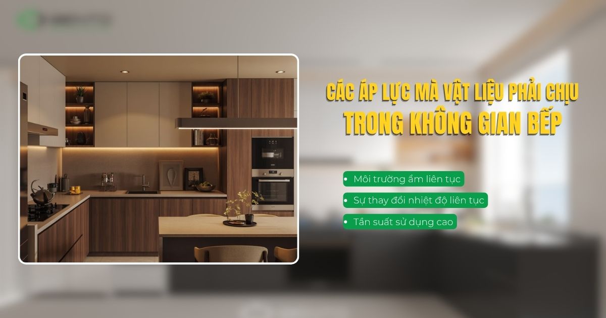 Phân tích ứng dụng tấm nhựa trong môi trường bếp và khả năng chống nước.