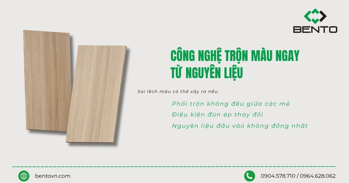 Phân tích công nghệ sản xuất ảnh hưởng trực tiếp đến độ đồng đều màu và chất lượng tấm nhựa nội thất.