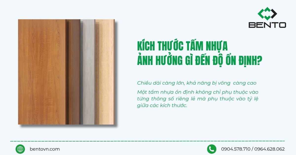 Kích Thước Tấm Nhựa Ảnh Hưởng Đến Độ Ổn Định Ra Sao?