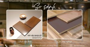 So sánh chi tiết giữa nhựa và gỗ công nghiệp về độ bền, chi phí và ứng dụng thực tế.