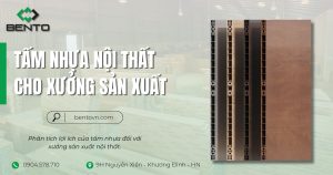 Phân tích lợi ích của tấm nhựa đối với xưởng sản xuất nội thất.