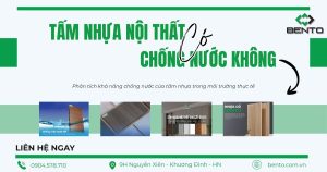 Phân tích khả năng chống nước của tấm nhựa nội thất trong môi trường thực tế.