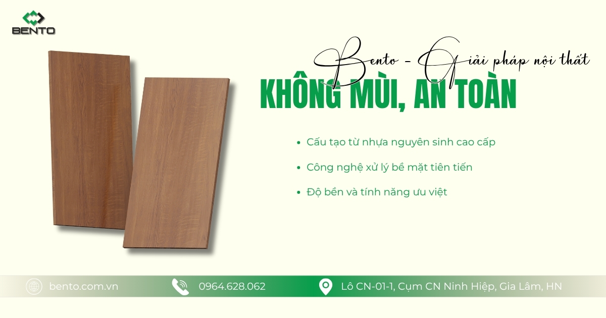Làm rõ mùi nhựa, cách khử mùi và mức độ an toàn khi sử dụng lâu dài, giúp người dùng yên tâm trong không gian sống.