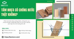 Phân tích khả năng chống thấm, chống ẩm của tấm nhựa nội thất, hướng dẫn kiểm tra và chọn vật liệu phù hợp cho môi trường ẩm ướt.