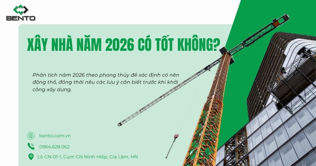 Phân tích năm 2026 theo phong thủy để xác định có nên động thổ, đồng thời nêu các lưu ý cần biết trước khi khởi công xây dựng.
