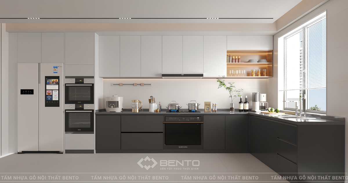 Tổng hợp hơn 30 mẫu tủ bếp nhựa đẹp 2026, đa dạng phong cách từ hiện đại đến tối giản, dễ ứng dụng cho chung cư và nhà phố, kèm gợi ý chọn mẫu phù hợp từng không gian.