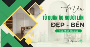 Mẫu tủ quần áo người lớn hiện đại, thiết kế tối ưu công năng, phù hợp nhiều diện tích phòng ngủ và nhu cầu sử dụng thực tế.