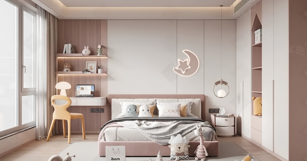 Gợi ý thiết kế phòng ngủ cho bé theo từng độ tuổi, đảm bảo an toàn, tiện dụng và dễ thay đổi khi trẻ lớn lên.