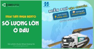 Tư vấn lựa chọn nhà cung cấp tấm nhựa Bento cho đơn hàng lớn, đảm bảo nguồn hàng ổn định và chính sách hỗ trợ tốt.