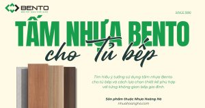 Tấm Nhựa Bento Cho Tủ Bếp